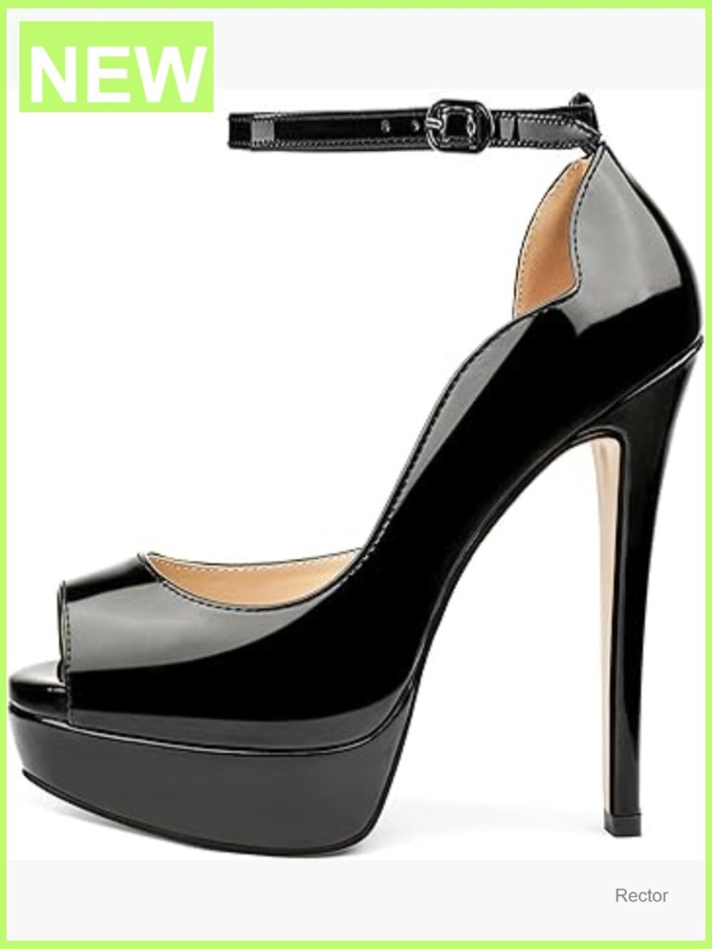 6 Inch Stiletto Heels Platform Peep Toe Pumps for Wedding Party Dress Shoes
